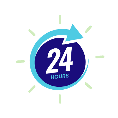24 hour quote turnaround icon